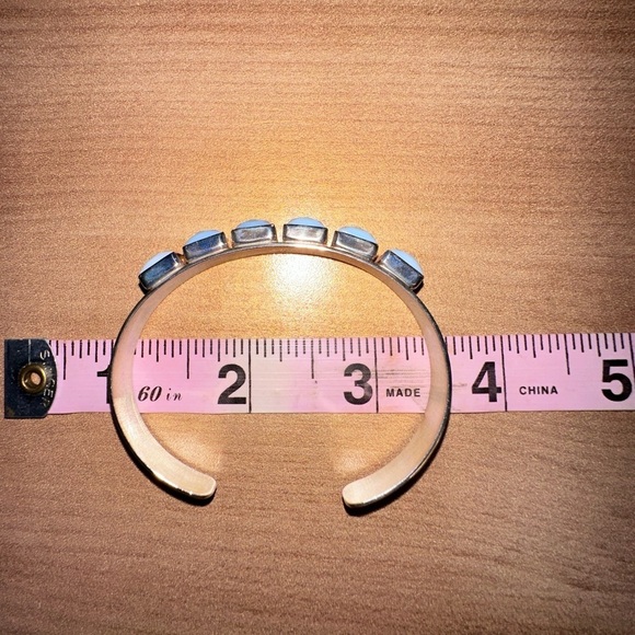 Multistone sterling silver cuff bracelet by Jay King - Picture 11 of 13